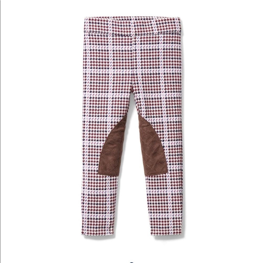 Janie and jack houndstooth riding leggings size 4 girls